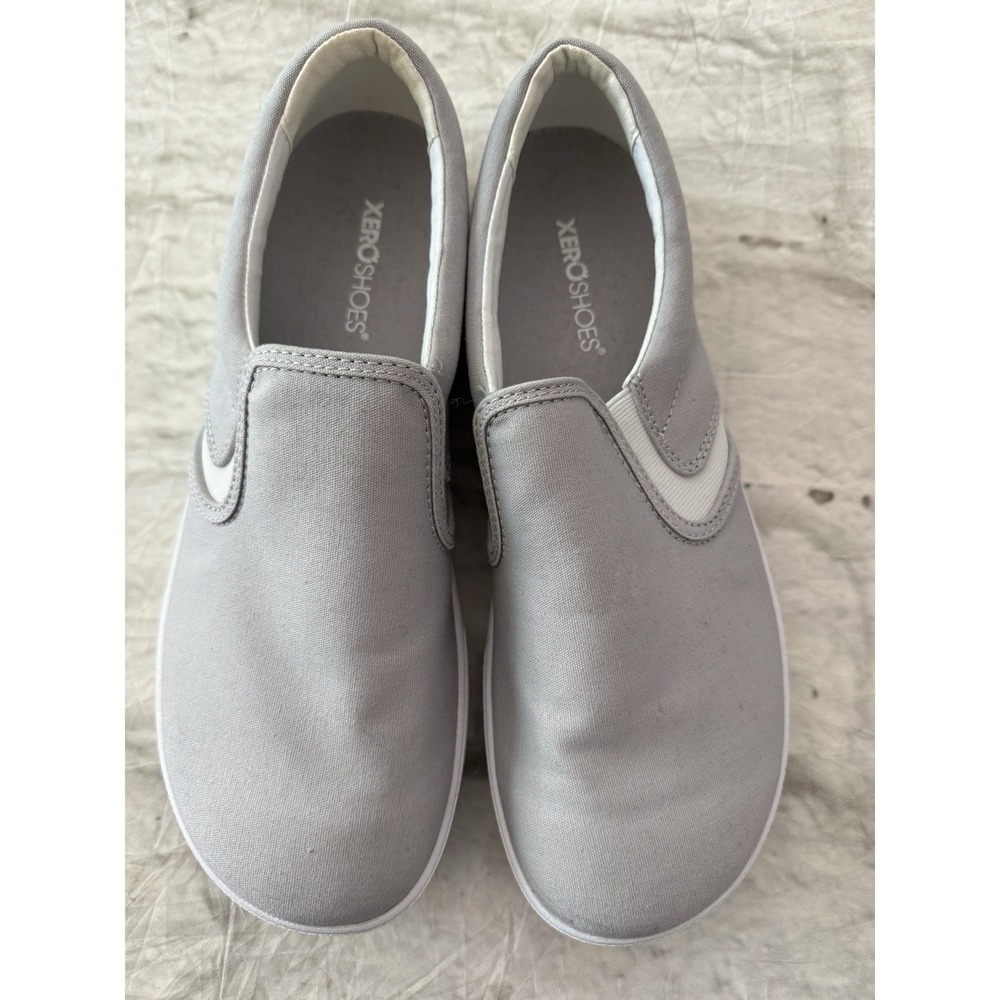 Xero Shoes Dillon Sneakers Gray Canvas Slip On Loafers Shoes Mens Size 11